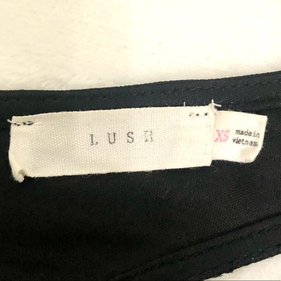 Lush Elegant Maxi Dress Deep V Back Black XS - Picture 4 of 16